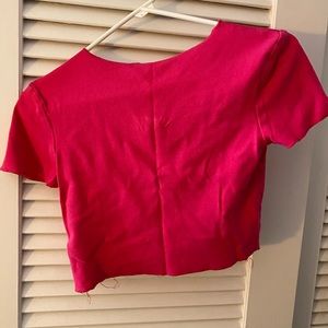 HOT PINK ZARA TSHIRT